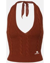 ShuShu/Tong - Top De Lana Con Cuello Halter - Lyst