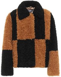 Stand Studio Giacca Marcella in shearling sintetico - Marrone