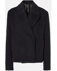 TOTEME - Cabanjacke Aus Einem Wollgemisch - Lyst