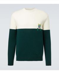 Loewe - X Louis Wain Embroidered Wool Sweater - Lyst