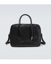 Bottega Veneta - Intrecciato Leather Briefcase - Lyst