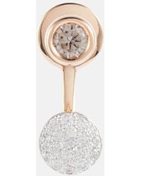 Pomellato - Sabbia 18kt Rose Gold Single Earring With Diamonds - Lyst