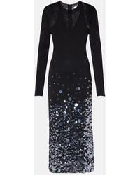 Carolina Herrera - Sequined Cocktail Dress - Lyst