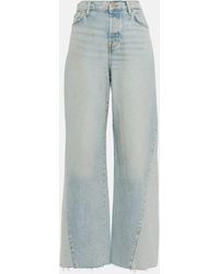 7 For All Mankind - Jean ample Zoey a taille haute - Lyst