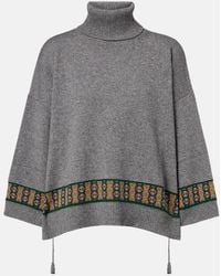 Etro - Wool, Cashmere, And Cotton-Blend Sweater - Lyst