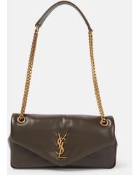 Saint Laurent - Calypso Leather Shoulder Bag - Lyst