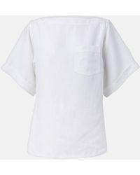 Loro Piana - Linen T-Shirt - Lyst