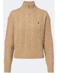 Polo Ralph Lauren - Cable-Knit Wool And Cashmere Sweater - Lyst