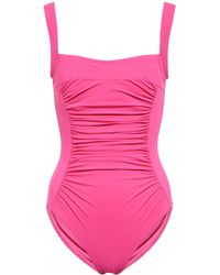Karla Colletto - Basic Ruched Swimsuit - Lyst