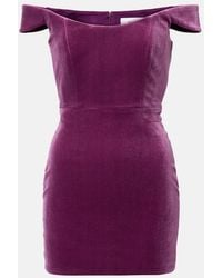 Alex Perry - Off-Shoulder-Minikleid - Lyst