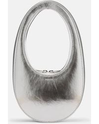 Coperni - Schultertasche Swipe Mini Aus Metallic-Leder - Lyst