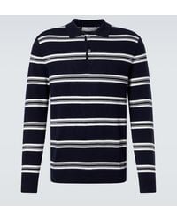 arch4 - Mr Swansea Striped Cashmere Polo Sweater - Lyst