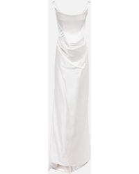 Vivienne Westwood - Vestido de novia Camille de saten - Lyst