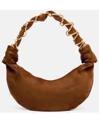 Saint Laurent - Amalia Mini Suede Shoulder Bag - Lyst