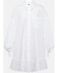 Simone Rocha - Cotton Shirt Dress - Lyst