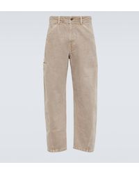 Lemaire - Twisted Cotton Tapered Pants - Lyst