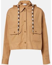 Moncler - Hooded Cotton-Blend Jacket - Lyst