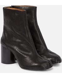 Maison Margiela - Tabi Leather Ankle Boots - Lyst