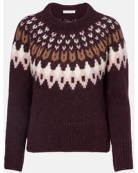 Veronica Beard - Anne Fair Isle Wool-Blend Sweater - Lyst