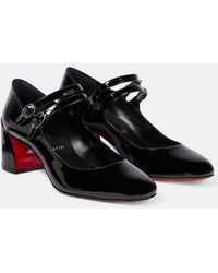 Christian Louboutin - Miss Jane 55 Patent Leather Pumps - Lyst