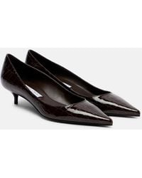 Jimmy Choo - Amelia 35 Croc-Effect Leather Pumps - Lyst
