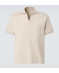STÒFFA - Cotton Polo Shirt - Lyst