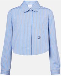 Patou - Cropped-Hemd Bengal Aus Baumwollpopeline - Lyst