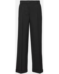 TOTEME - Straight Wool-Blend Pants - Lyst