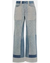 Marine Serre - High-Rise Wide-Leg Jeans - Lyst