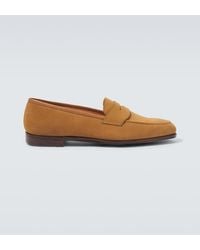 George Cleverley - Bradley Ii Suede Loafers - Lyst