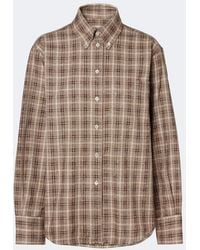 Rohe - Checked Boucle Cotton And Silk-Blend Overshirt - Lyst