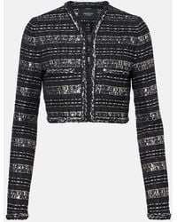 Giambattista Valli - Cropped Lame Jacket - Lyst