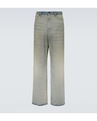 Balenciaga - Mid-Rise Wide-Leg Jeans - Lyst