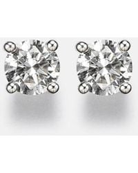 Anita Ko - 18Kt Stud Earrings With Diamonds - Lyst