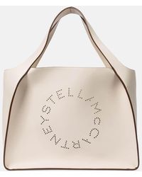 Stella McCartney - Stella Logo Faux Leather Tote - Lyst