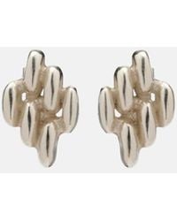 YSSO - Boucles D'Oreilles Chain Link Mini En Argent Sterling 925 - Lyst
