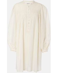 Isabel Marant - Vestido Danael De Mezcla De Algodon - Lyst