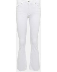 AG Jeans Mid-Rise Cropped Jeans Jodi - Weiß