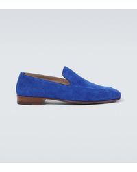 Manolo Blahnik - Truro Suede Loafers - Lyst