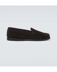 Saman Amel - Slip-Ons City Aus Veloursleder - Lyst