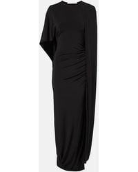 Stella McCartney - Vestido De Fiesta Con Capa - Lyst