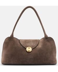 Versace - Vivian Suede Shoulder Bag - Lyst
