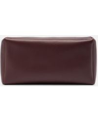 The Row - Clutch Aus Leder - Lyst