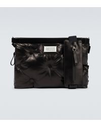 Maison Margiela Convertible Glam Slam Leather Bag - Black