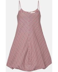 Faithfull the Brand - Aniela Striped Cotton Minidress - Lyst