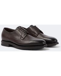 Santoni - Ensley Leather Derby Shoes - Lyst
