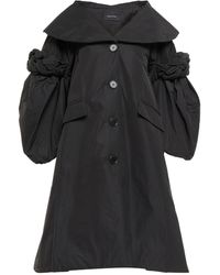 Womens Clothing Coats Raincoats and trench coats Simone Rocha Cotton Deconstructed Trench Coat in Natural 