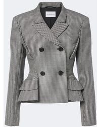 Givenchy - Pinch Houndstooth Wool And Mohair Jacket - Lyst