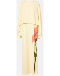 Costarellos - Meena Floral Crepe Gown - Lyst