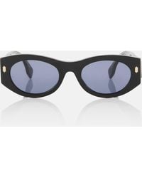 Fendi - Roma Oval Sunglasses - Lyst